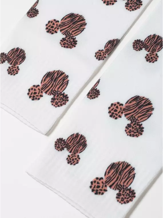 Укороченные женские носки с хлопком «mickey» ©disney 347 белый, , 36-39 (23-25), CONTE ELEGANT, - 3