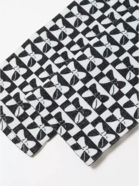 Укороченные женские носки с хлопком «black&white» ©disney 345 черный-белый, 21С-112СПМ, 36-39 (23-25), CONTE ELEGANT,  - 3