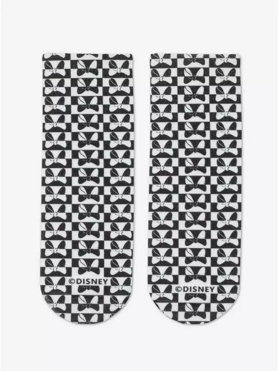 Укороченные женские носки с хлопком «black&white» ©disney 345 черный-белый, 21С-112СПМ, 36-39 (23-25), CONTE ELEGANT,  - 2