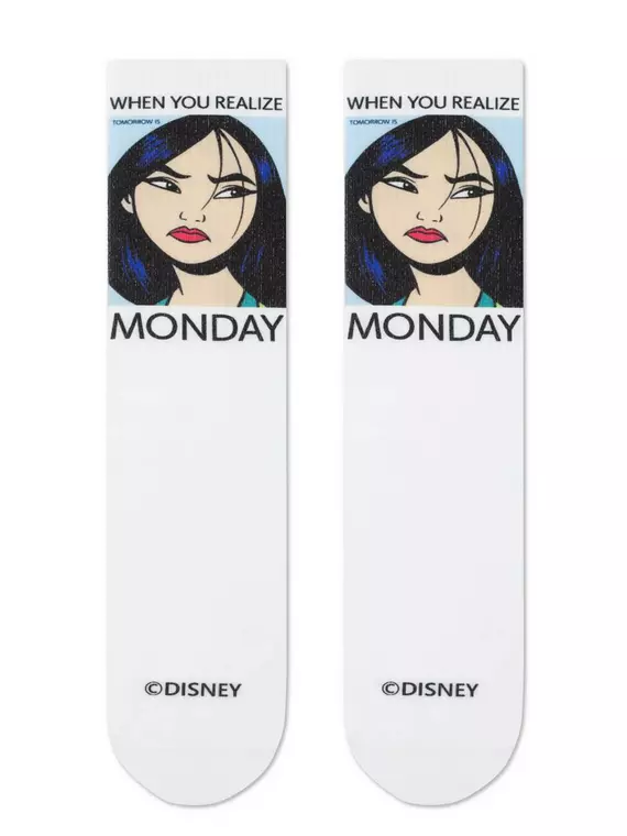 Носки женские хлопковые conte ©disney (удлиненные) 349 белый, 19С-236СПМ, 36-39 (23-25), CONTE ELEGANT,  - 2