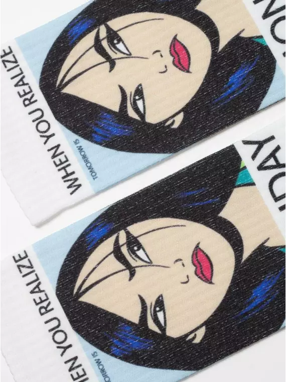 Носки женские хлопковые conte ©disney (удлиненные) 349 белый, 19С-236СПМ, 36-39 (23-25), CONTE ELEGANT,  - 3