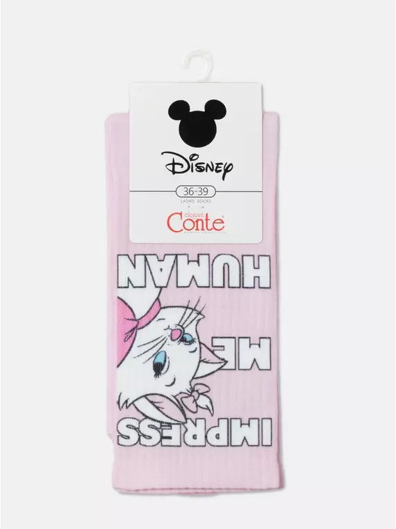 Носки женские хлопковые ©disney (удлиненные) 335 светло-розовый, 19С-236СПМ, 36-39 (23-25), CONTE ELEGANT,  - 4