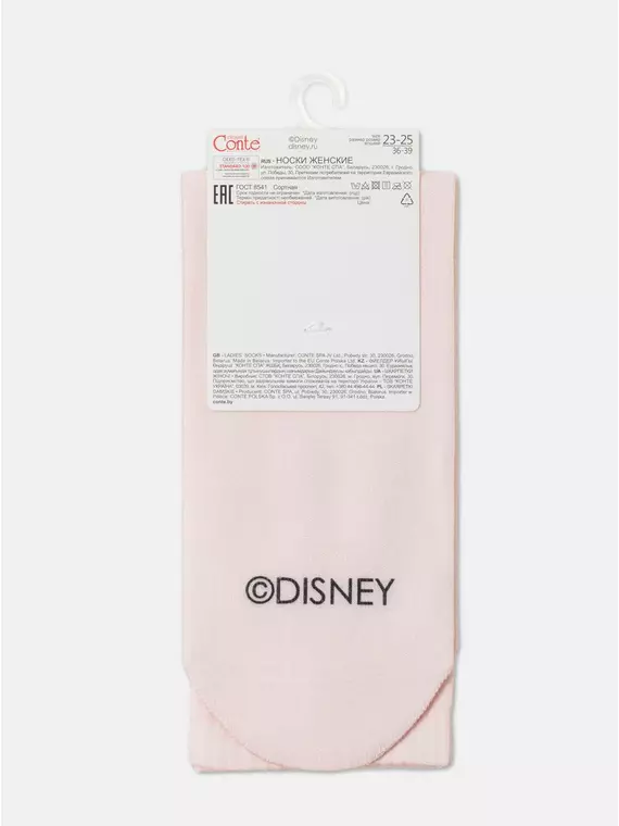 Носки женские хлопковые ©disney (удлиненные) 334 персик, 19С-236СПМ, 36-39 (23-25), CONTE ELEGANT,  - 5