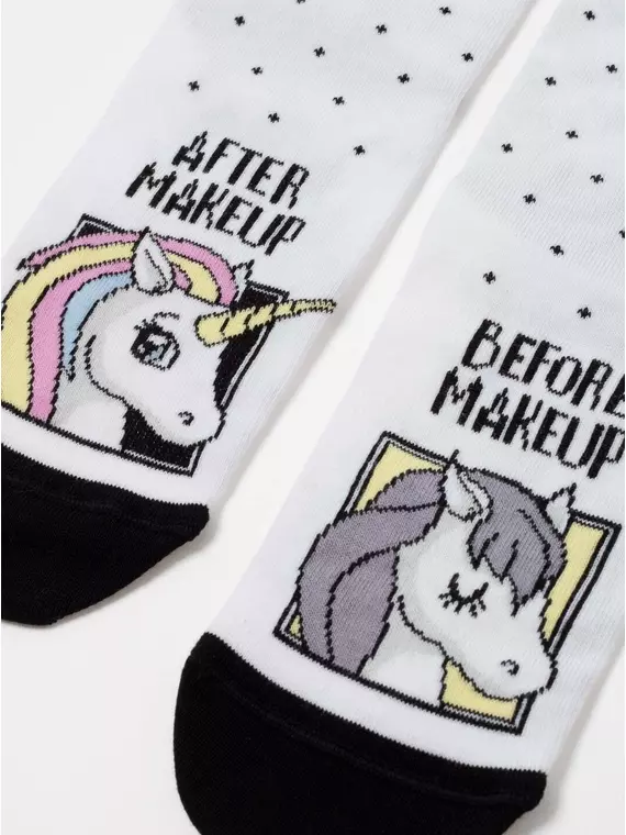 Хлопковые женские носки с рисунками happy (3 пары) 777 ассорти, 18С-227СП, 36-39 (23-25), CONTE ELEGANT,  - 14