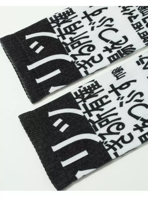 Удлиненные женские носки с хлопком fantasy 390 черно-белый, 19С-236/1СП, 36-39 (23-25), CONTE ELEGANT,  - 4