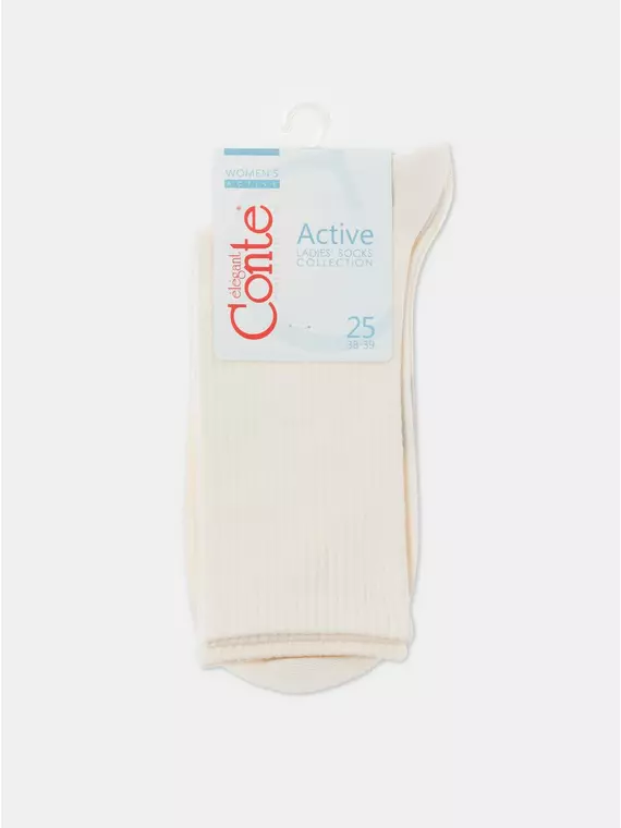 Удлиненные хлопковые женские носки (3 пары) 772 ассорти, , 36-37 (23), , - 14