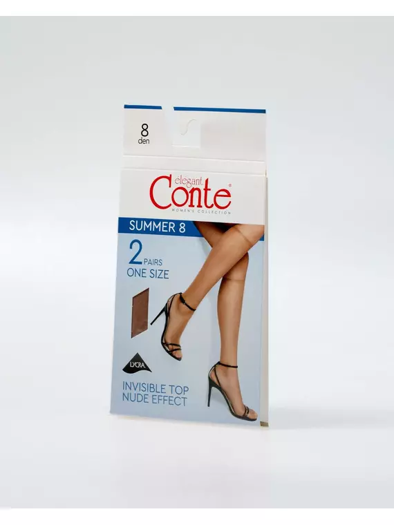 Гольфы женские summer 8 (2 пары), 21С-181СП, 36-39 (23-25), CONTE ELEGANT,  - 1