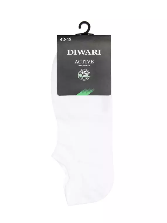 Носки мужские (ультракороткие) active diwari 17с-144сп 000 белый, 17С-144СП, 42-43 (27), DIWARI,  - 2