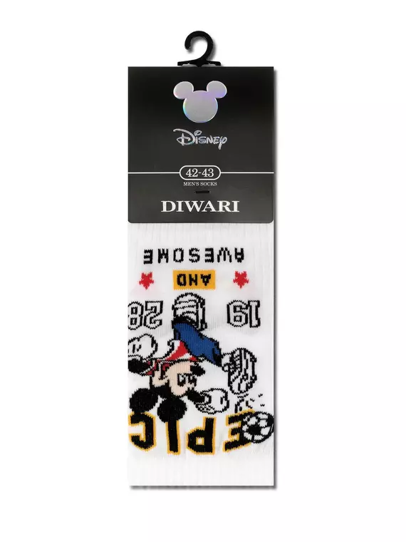 Носки мужские diwari ©disney 370 белый, 17С-168СПМ, 42-43 (27), DIWARI,  - 3