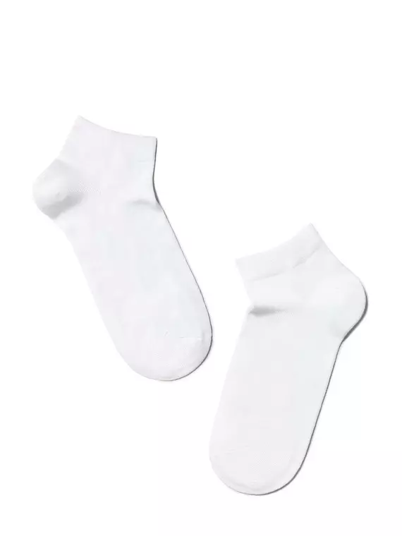 Короткие мужские носки esli 000 белый, 19С-146СПЕ, 40-42 (25-27), ESLI,  - 1