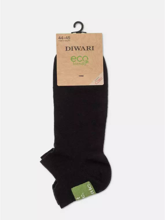 Короткие мужские носки с хлопком и коноплей diwari 147 черный, 20С-136СП, 40-41 (25), DIWARI,  - 4
