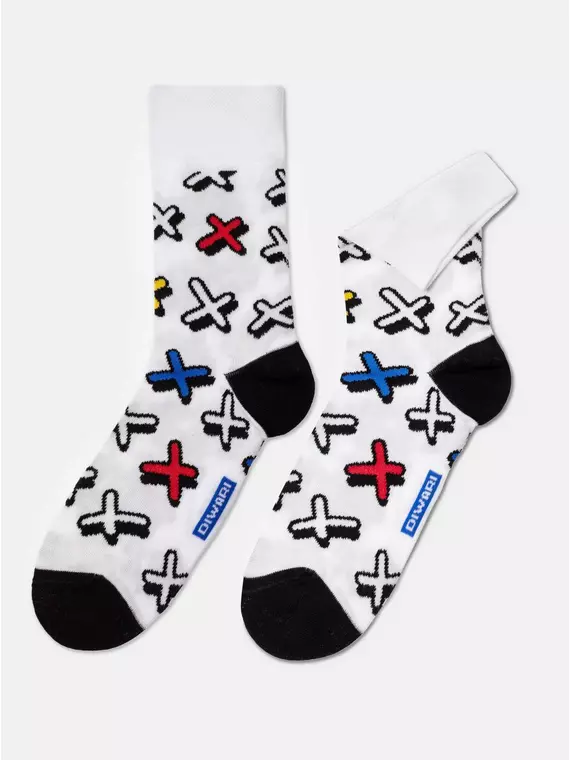 Мужские хлопковые носки diwari с рисунками (3 пары в коробке) 765, 20С-37СП, 40-41 (25), DIWARI,  - 2