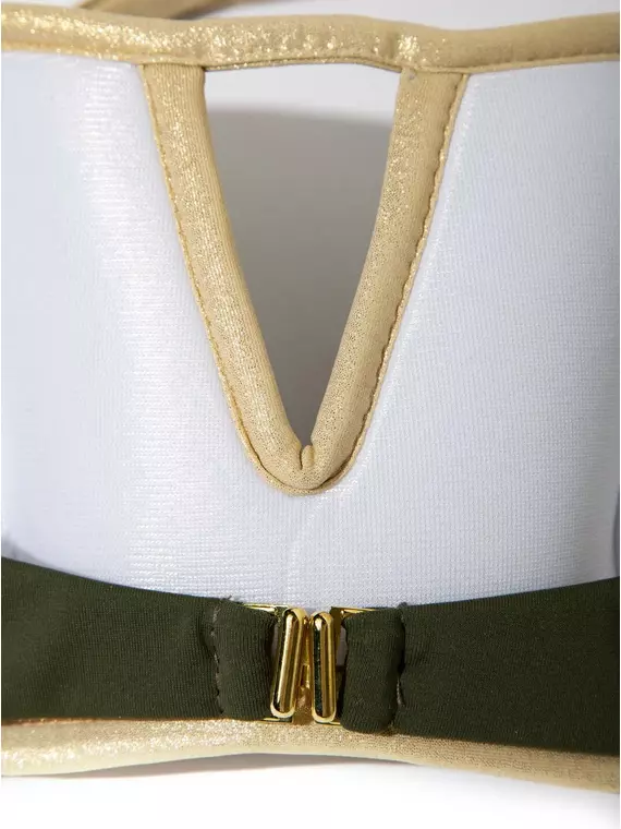 Бюстгалтер купальный женский лиф-бандо с мягкими чашками glamour, GLAMOUR, 75(B), ESLI,  - 5