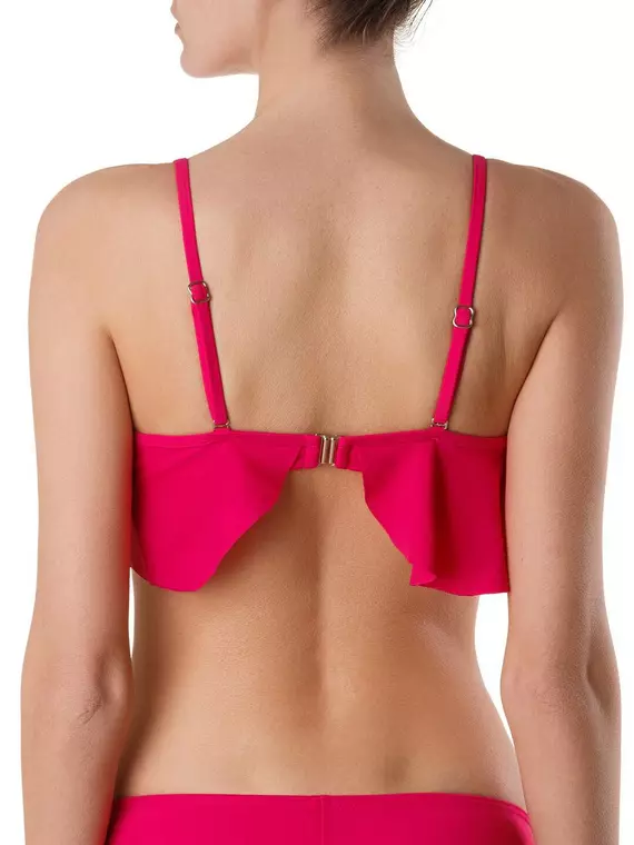 Бюстгалтер купальный женский лиф-балконет с воланами milly, MILLY, 70(A), ESLI,  - 2