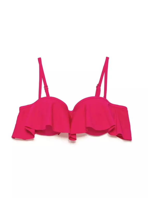 Бюстгалтер купальный женский лиф-балконет с воланами milly, MILLY, 70(A), ESLI,  - 5