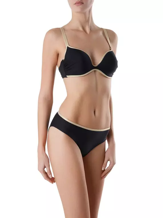 Бюстгалтер купальный женский лиф-бандо с эффектом push-up aurelia, AURELIA, 75(C), ESLI,  - 3