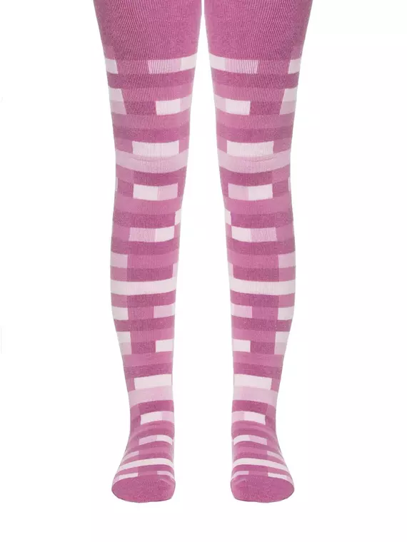 Детские колготки sof-tiki (махровые внутри) с рисунками 393 розовый, 7С-38СП, 116-122 (18), CONTE-KIDS,  - 1