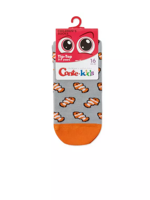 Антискользящие детские носки tip-top 634 серый, 7С-54СП, 16, CONTE-KIDS,  - 2