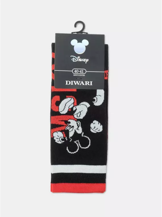 Хлопковые мужские носки diwari «mickey» ©disney 367 черный, 17С-142СПМ, 40-41 (25), DIWARI,  - 3