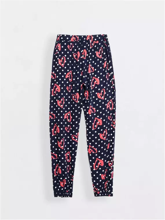 Брюки для девочек pois navy, 16С-135ДТСП, 116-60-54, CONTE ELEGANT,  - 3