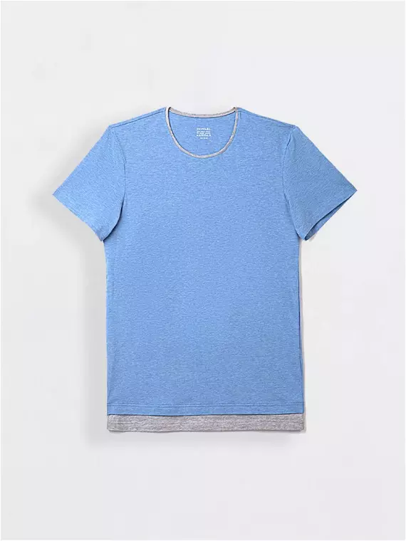 Футболка мужская diwari mf 691 голубой, 17С-330ТСП, 170,176-96/M, DIWARI,  - 2