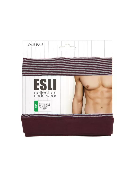 Трусы мужские esli eum003 burgundy, EUM003, 78,82/S, ESLI,  - 4
