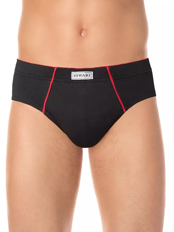 Трусы мужские слипы diwari premium msl 761 nero, 17С-446ТСП, 86,90/M, DIWARI,  - 2