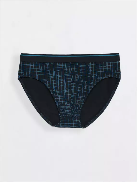 Трусы мужские diwari shape slip msl 867 navy-turquoise, 18С-615ТСП, 86,90/M, DIWARI,  - 2