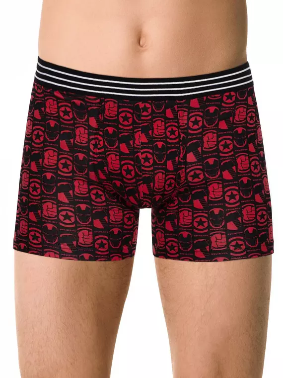 Трусы мужские с рисунками ©marvel msh 940 (в коробке) red-nero, 18С-716ТСП, 78,82/S, DIWARI,  - 2