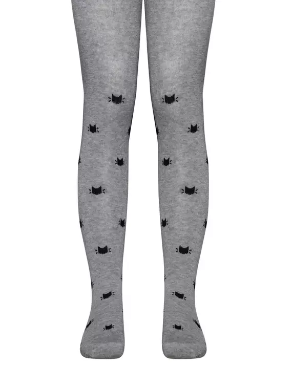 Колготки детские conte-kids tip-top 567 серый, 4С-02СП, 116-122 (18), CONTE-KIDS,  - 1