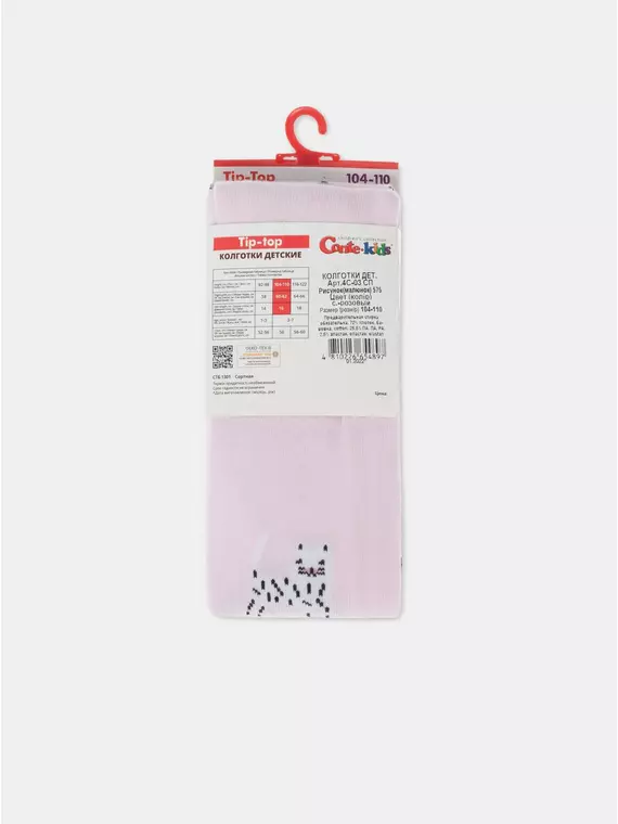 Колготки детские conte-kids tip-top 575 светло-розовый, 4С-03СП, 104-110 (16), CONTE-KIDS,  - 3