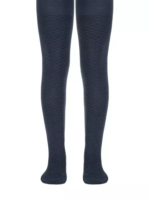 Детские колготки tip-top 414 темный джинс, 5С-07СП, 140-146 (22), CONTE-KIDS,  - 1