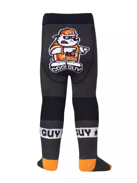 Детские колготки tip-top 496 темно-серый, 4С-01СП, 62-74 (12), CONTE-KIDS,  - 2