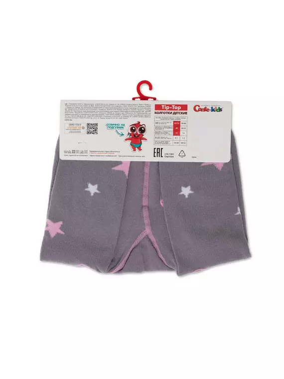 Колготки детские conte-kids tip-top 579 темно-серый, 4С-01СП, 80-86 (14), CONTE-KIDS,  - 4