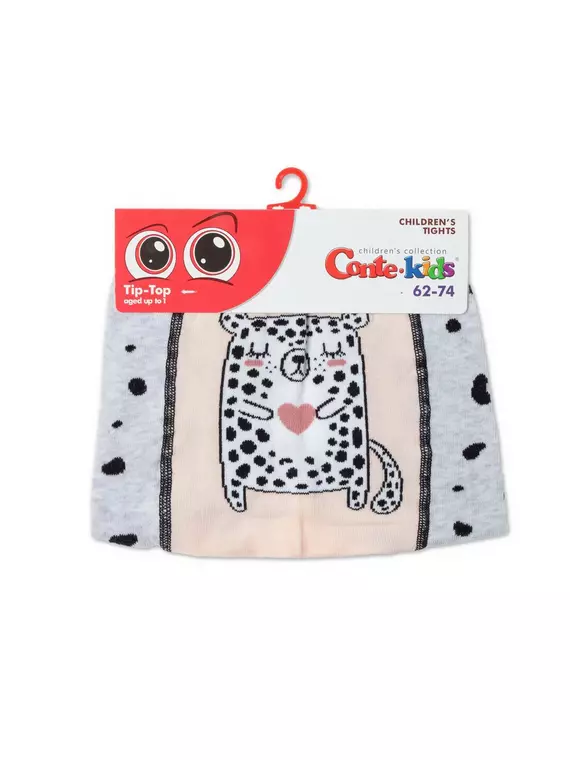 Колготки детские conte-kids tip-top 580 светло-серый, 4С-01СП, 62-74 (12), CONTE-KIDS,  - 3