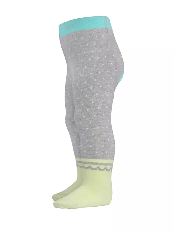 Детские колготки tip-top 383 серый-салатовый, , 62-74 (12), CONTE-KIDS, - 3