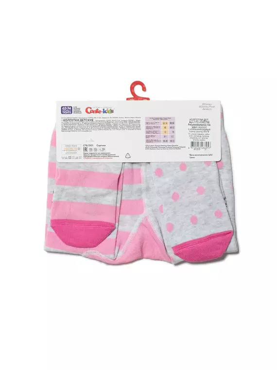 Колготки детские ©disney 534 светло-серый-розовый, , 80-86 (14), CONTE-KIDS, - 4