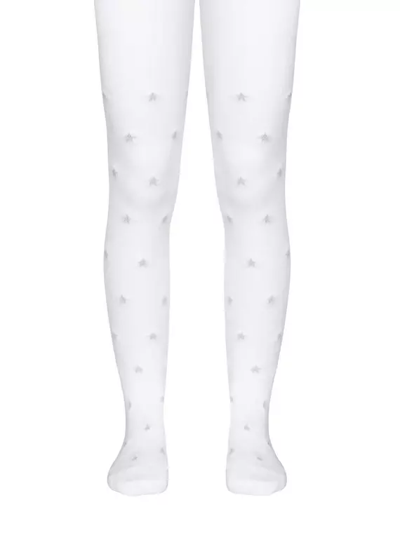 Детские колготки conte-kids tip-top с люрексом 546 белый, 19С-36СП, 92-98 (14), CONTE-KIDS,  - 1