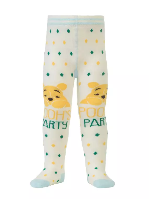 Колготки детские с рисунками винни-пух ©disney 535 бежевый, 17С-130СПМ, 62-74 (12), CONTE-KIDS,  - 2