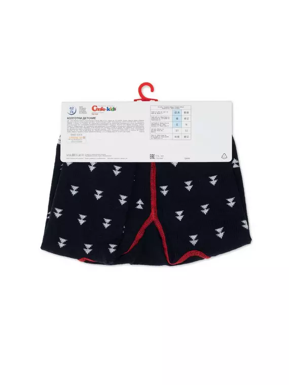 Колготки детские новогодние conte-kids new year 584 т.синий, 21С-31/1СП, 80-86 (14), CONTE-KIDS,  - 4