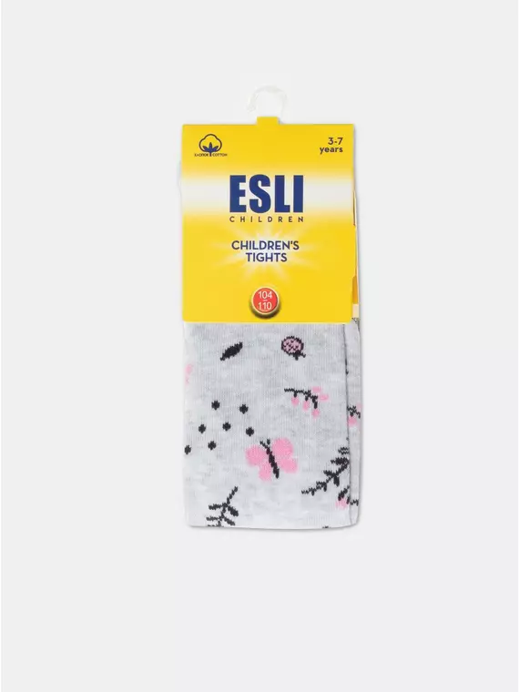 Колготки детские esli 595 светло-серый, 21С-72СПЕ, 104-110 (16), ESLI,  - 2