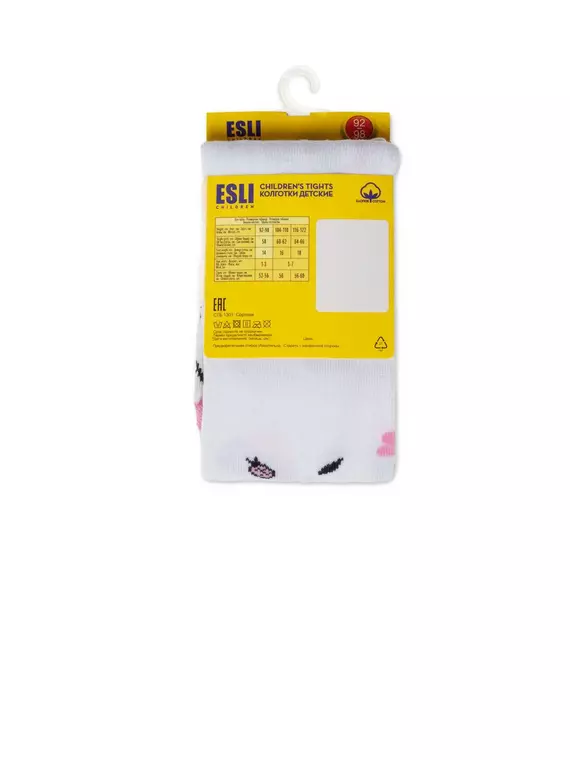 Колготки детские esli 595 белый, 21С-72СПЕ, 92-98 (14), ESLI,  - 3