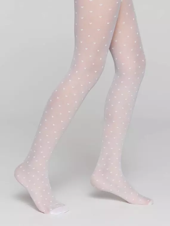 Колготки детские нарядные conte anabel bianco, 16С-46СП, 128-134, CONTE ELEGANT,  - 2