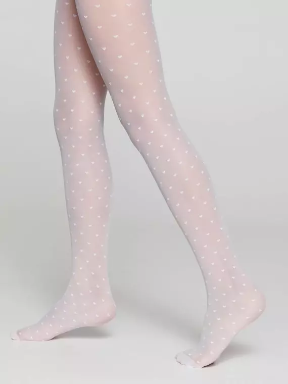 Колготки детские нарядные conte anabel bianco, 16С-46СП, 128-134, CONTE ELEGANT,  - 4