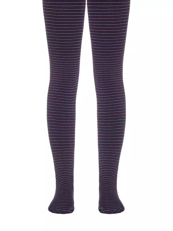Нарядные детские колготки conte marcia bordo-marino, 16С-52СП, 116-122, CONTE ELEGANT,  - 1