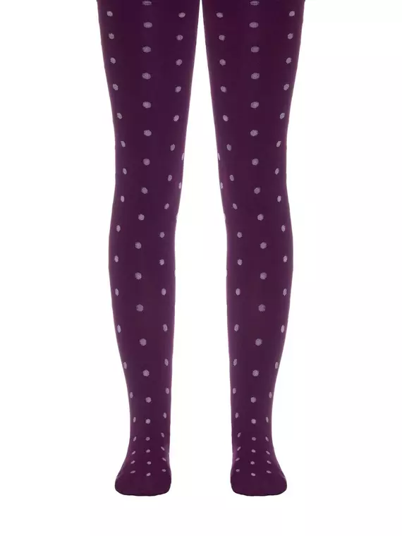 Нарядные детские колготки conte paola melanzana, 16С-51СП, 104-110, CONTE ELEGANT,  - 1