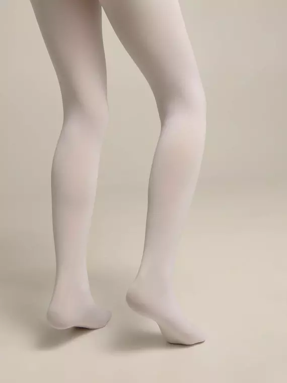 Детские нарядные колготки velour 60 bianco, 21С-113СП, 116-122, CONTE ELEGANT,  - 3