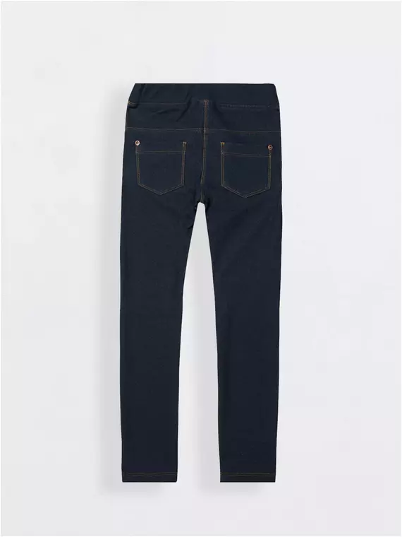 Леггинсы для девочек mia navy, 17С-320ДТСП, 98,104-52, CONTE ELEGANT,  - 4