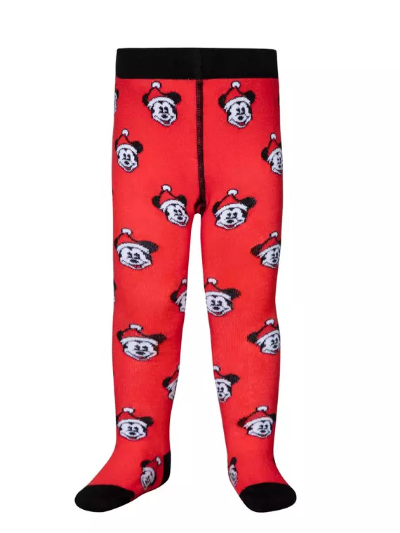 Новогодние детские колготки new year disney 585 красный, 21С-31СПМ, 62-74 (12), CONTE-KIDS,  - 2