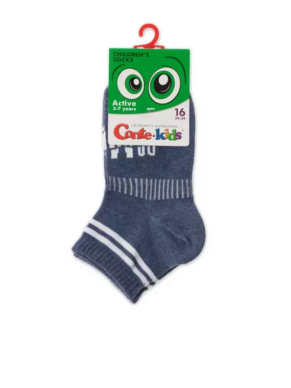 Носки детские active (короткие) 506 темный джинс, 13С-34СП, 16, CONTE-KIDS,  - 2